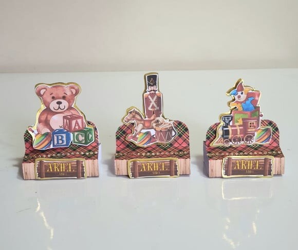 Porta-bis Duplo Fábrica de Brinquedos Natalinos