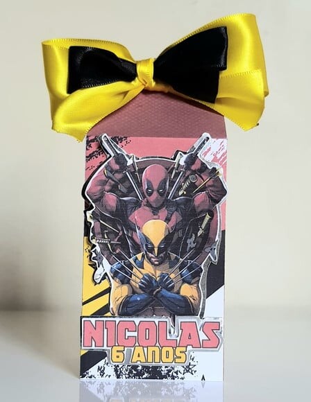 Caixa Milk Deadpool e Wolverine