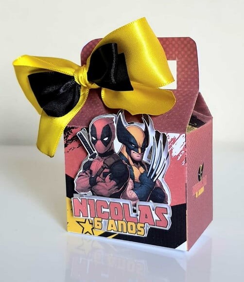 Caixa Maletinha Deadpool e Wolverine