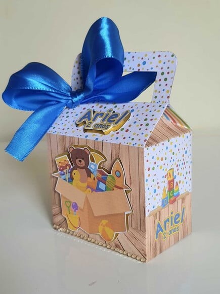 Caixa Maletinha Fábrica de Brinquedos