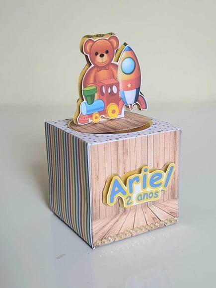 Caixa Cubo Fábrica de Brinquedos