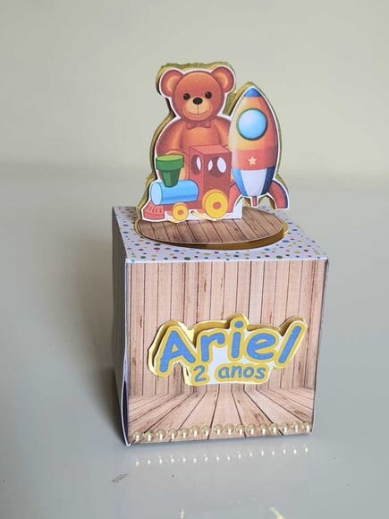 Caixa Cubo Fábrica de Brinquedos