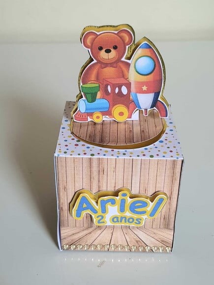 Caixa Cubo Fábrica de Brinquedos