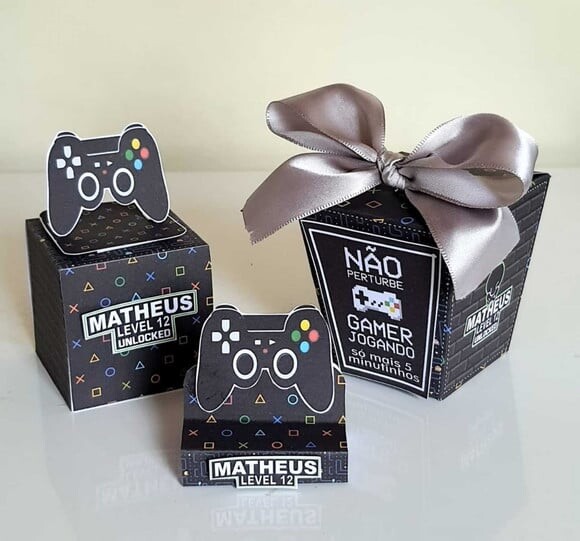 Kit 50 Lembrancinhas para Festa Playstation/ Vídeo Game