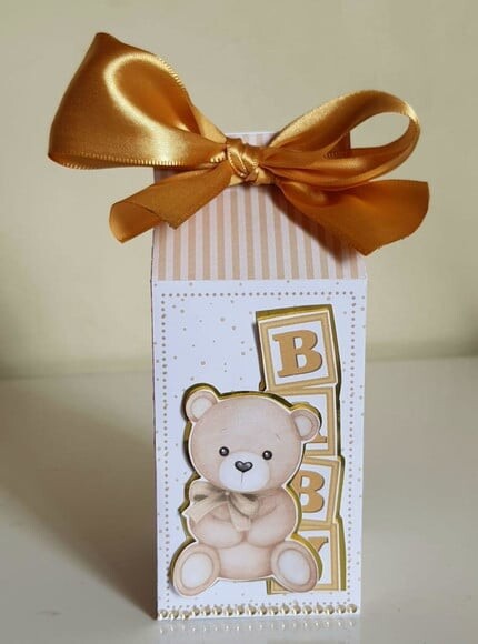 Caixa Milk Ursinho Dourado