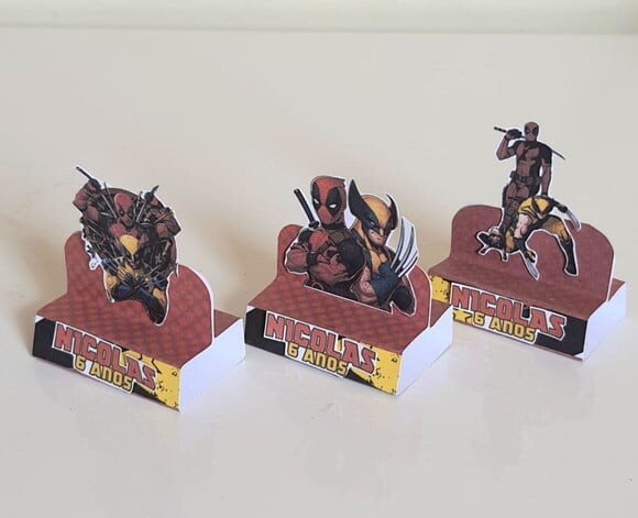 Porta-bis Duplo Deadpool e Wolverine