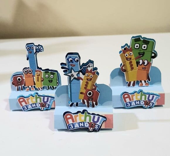 Porta-bis Duplo Numberblocks