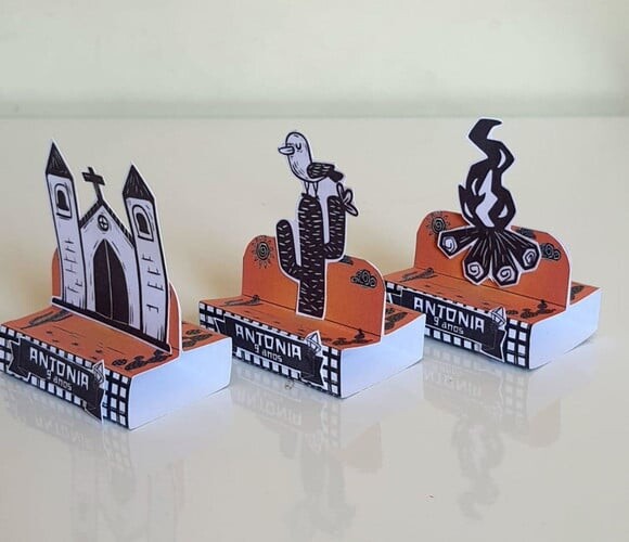 Kit 50 Lembrancinhas para Festa Cordel