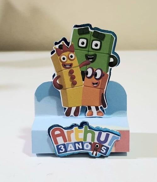 Porta-bis Duplo Numberblocks