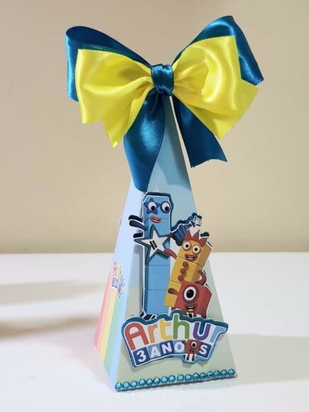 Caixa Pirâmide/cone Numberblocks