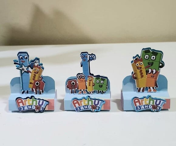 Porta-bis Duplo Numberblocks