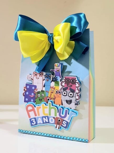 Caixa Sacolinha Numberblocks