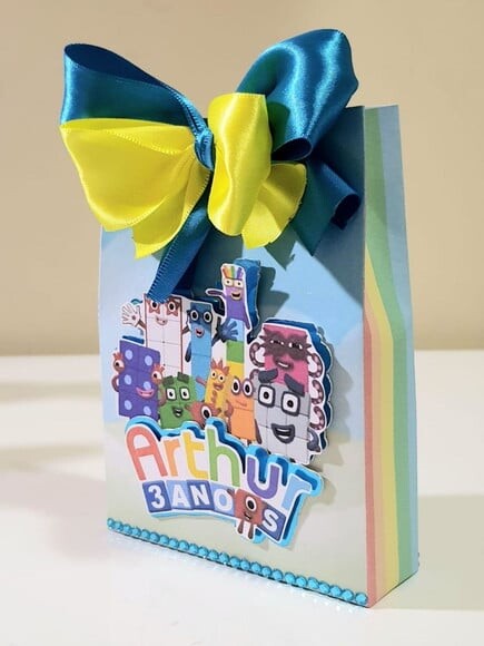 Caixa Sacolinha Numberblocks