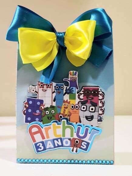 Caixa Sacolinha Numberblocks