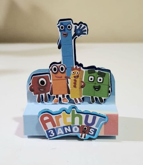 Porta-bis Duplo Numberblocks