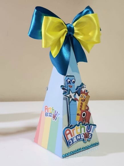 Caixa Pirâmide/cone Numberblocks