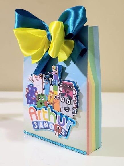 Caixa Sacolinha Numberblocks