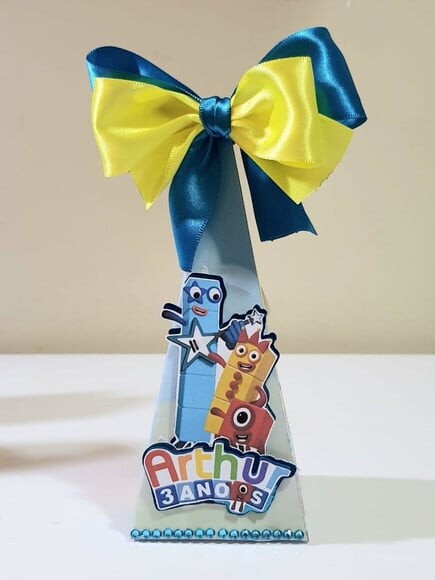Caixa Pirâmide/cone Numberblocks
