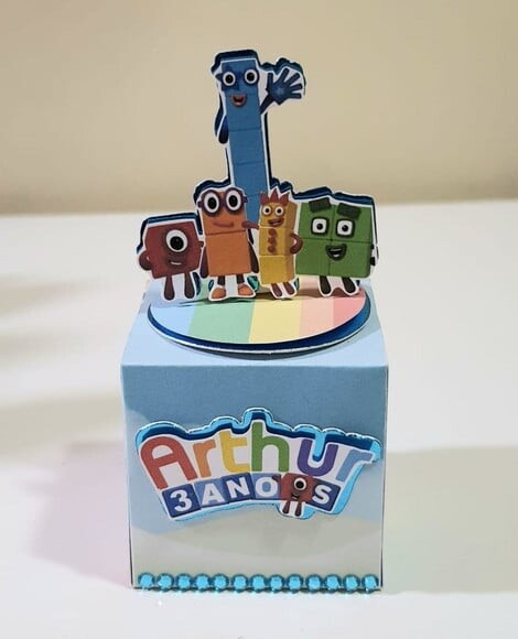 Caixa Cubo Numberblocks