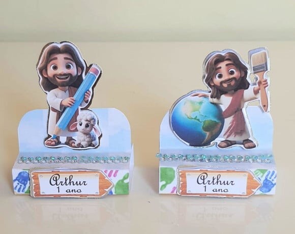 Porta-bis Duplo Jesus o Maior Pintor do Mundo