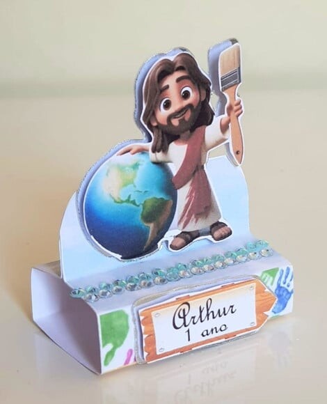 Porta-bis Duplo Jesus o Maior Pintor do Mundo