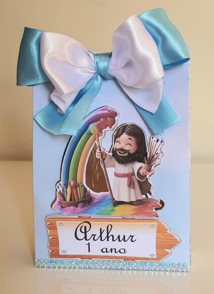 Caixa Sacolinha Jesus o Maior Pintor do Mundo