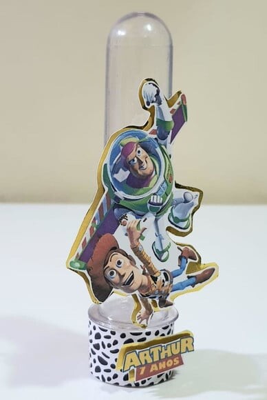 Tubete Decorado Lembrancinha de Festa Toy Story