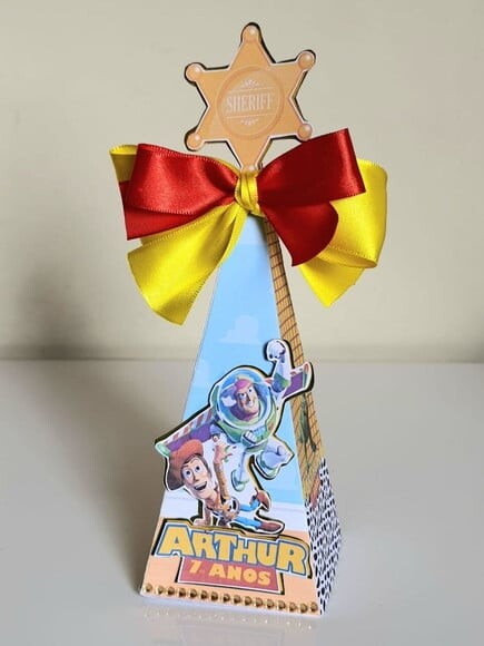 Caixa Pirâmide Toy Story