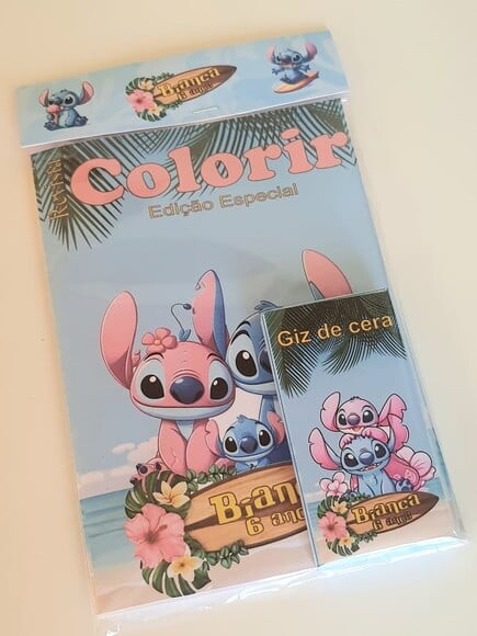Kit Colorir com Giz de Cera Stitch