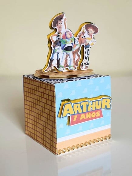 Caixa Cubo Toy Story