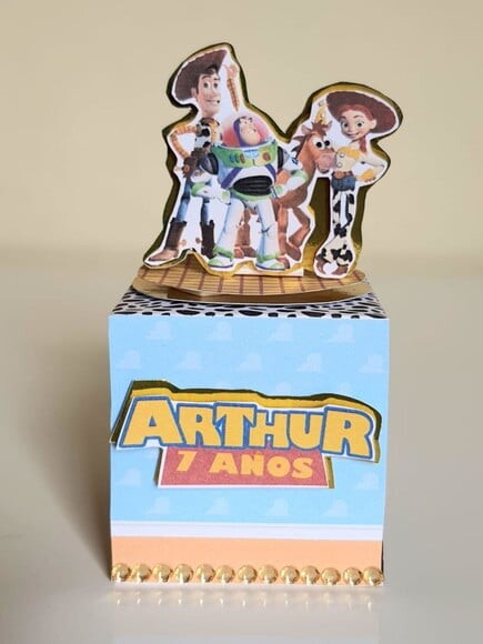 Caixa Cubo Toy Story
