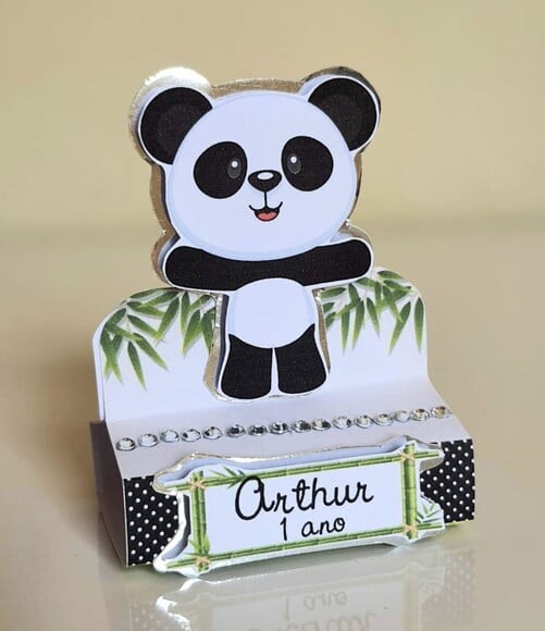 Porta-bis Duplo Panda