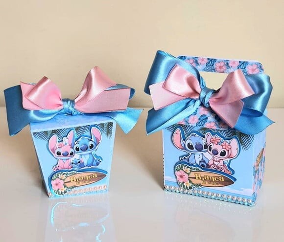 Kit 50 Lembrancinhas para Festa Stitch