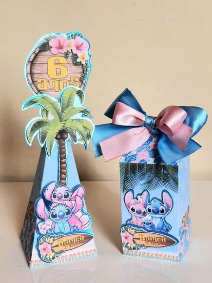 Kit 50 Lembrancinhas para Festa Stitch
