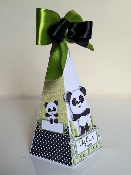 Caixa Pirâmide Panda