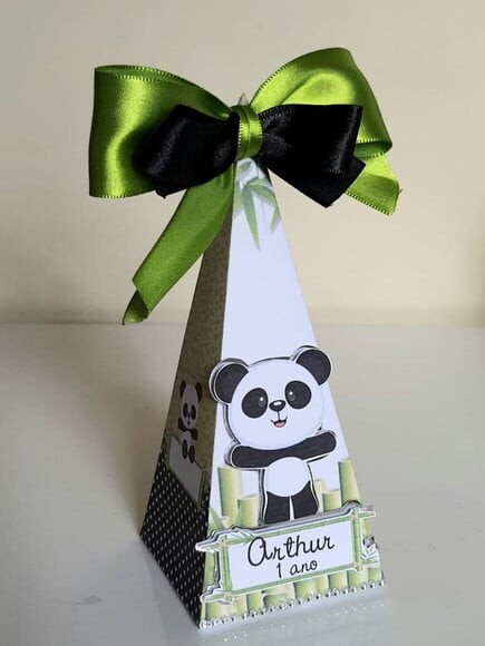 Caixa Pirâmide Panda