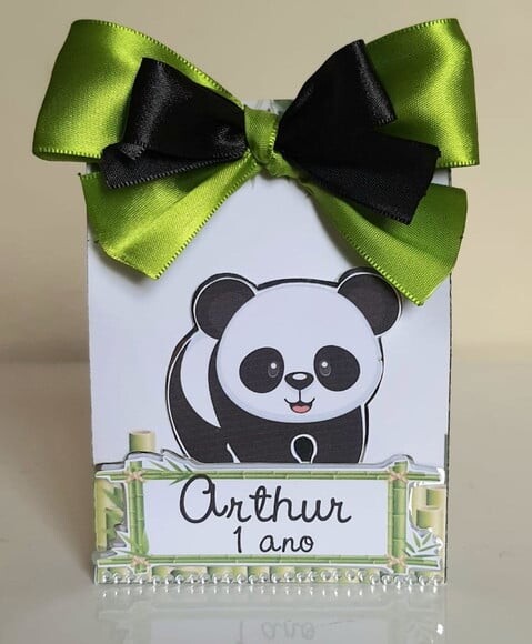 Caixa Sacolinha Panda