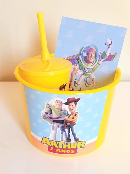 Kit Cinema Lembrancinha de Festa Toy Story