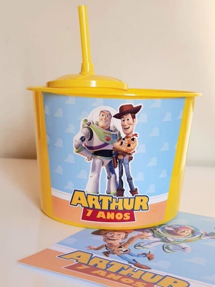 Kit Cinema Lembrancinha de Festa Toy Story