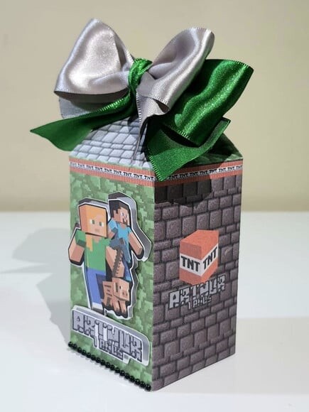 Caixa Milk Minecraft