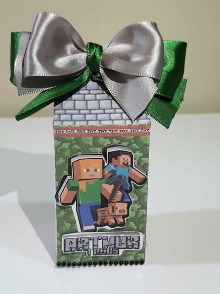 Caixa Milk Minecraft