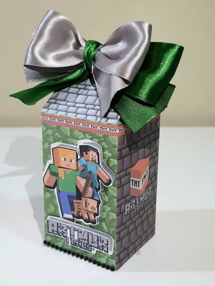 Caixa Milk Minecraft