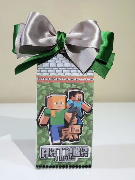 Caixa Milk Minecraft