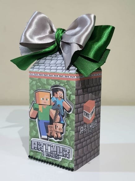 Caixa Milk Minecraft
