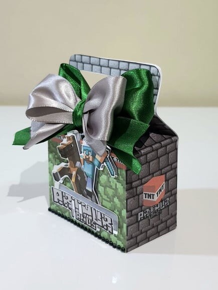 Caixa Maletinha Minecraft