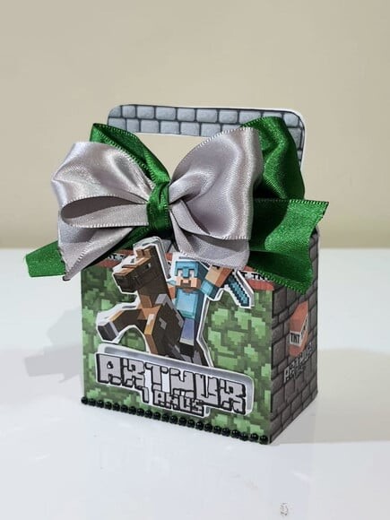Caixa Maletinha Minecraft