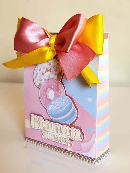 Caixa Sacolinha Confeitaria