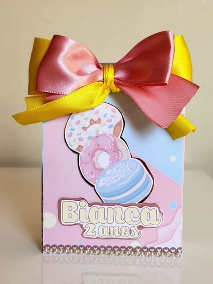 Caixa Sacolinha Confeitaria
