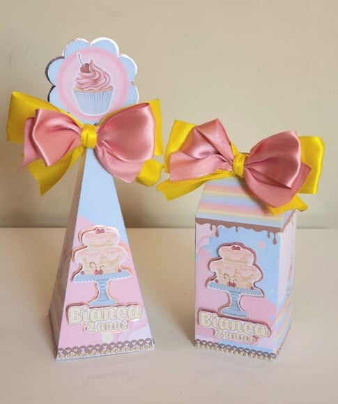 Kit 50 Lembrancinhas para Festa Confeitaria