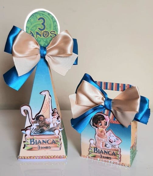 Kit 50 Lembrancinhas para Festa Moana